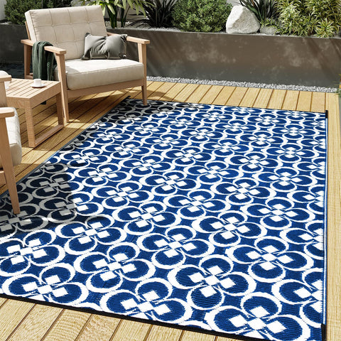 HUGEAR alfombra frontal con diseño Blue Clover, aporta estilo exterior