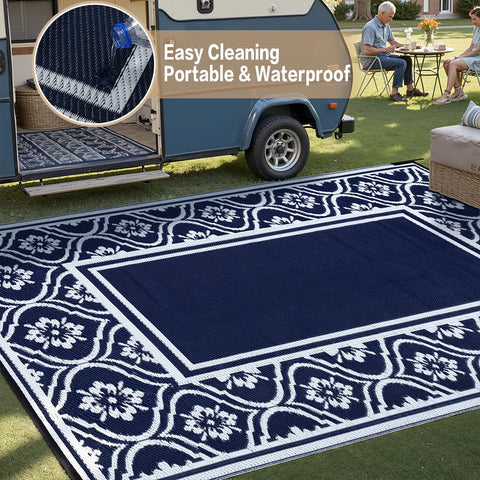 HUGEAR alfombra plegada en bolsa fácil transporte para camping