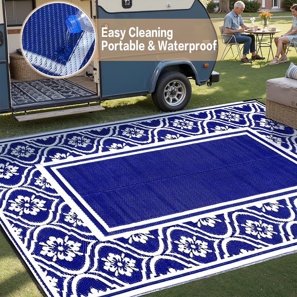 HUGEAR alfombra 6x9 comparación tamaño cubre áreas grandes
