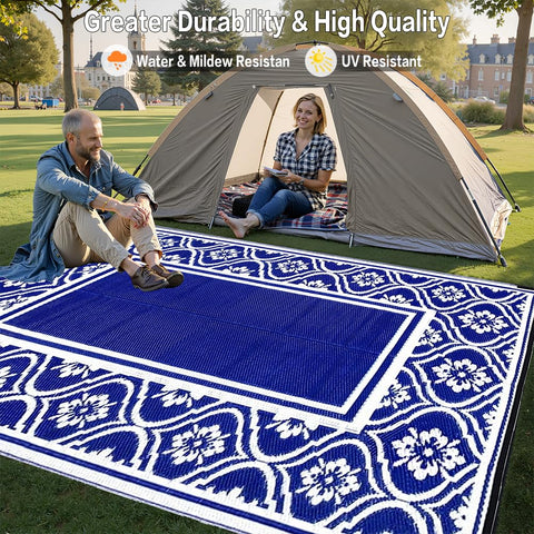 HUGEAR alfombra plegada en funda portátil para viajes cómodos