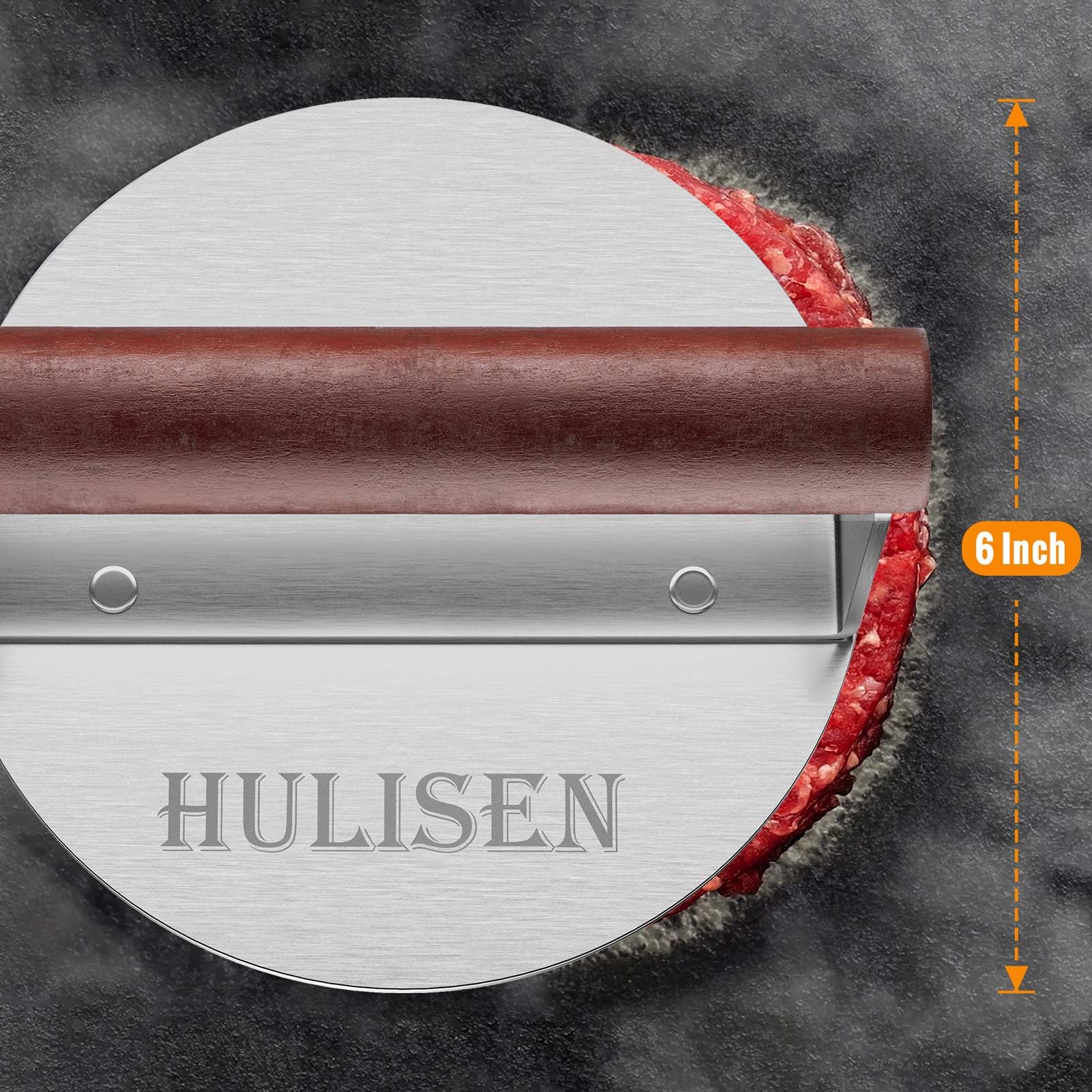 HULISEN bacon crujiente y plano logrado con la prensa eficientemente