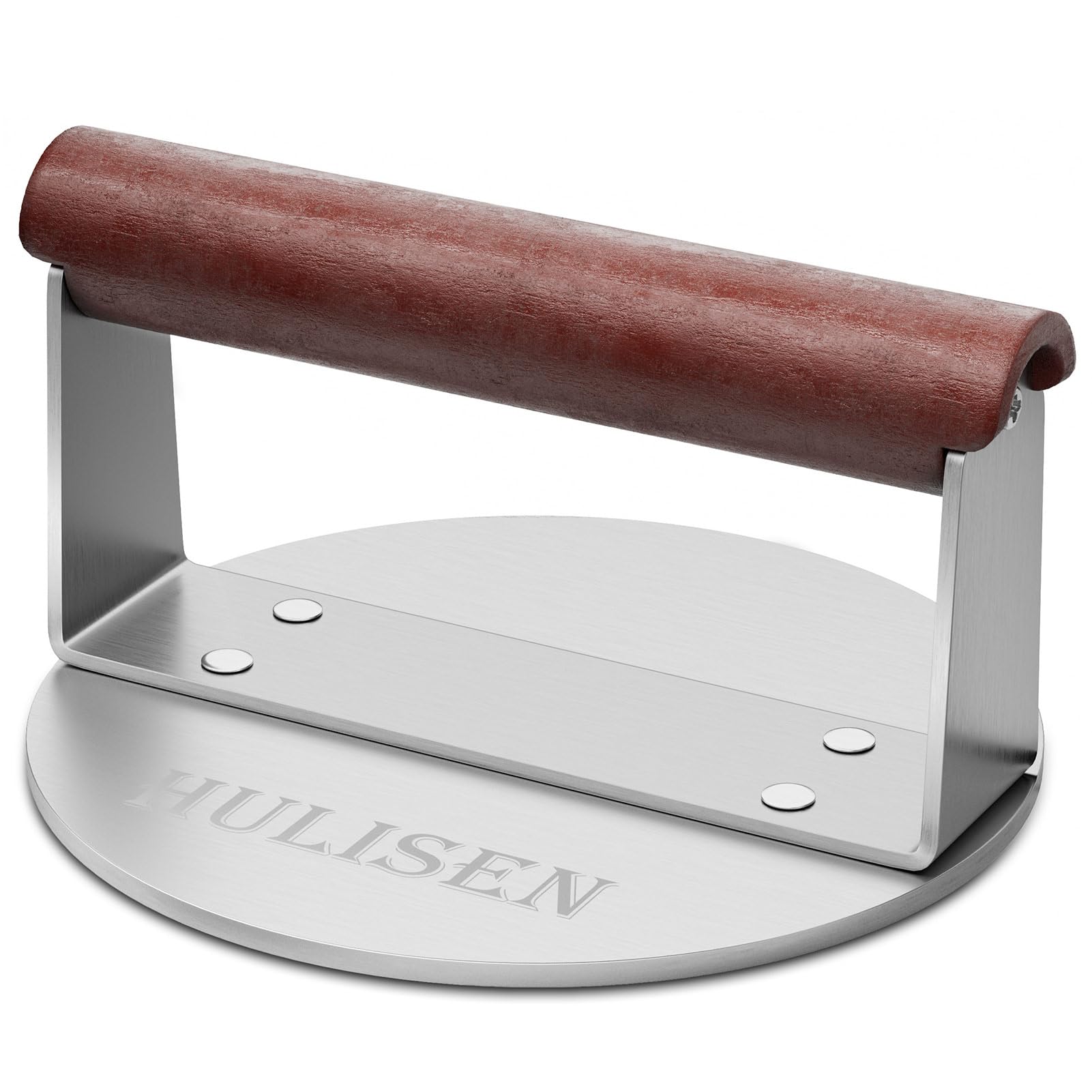 HULISEN prensa frontal de 6 pulgadas mostrando diseño robusto y control