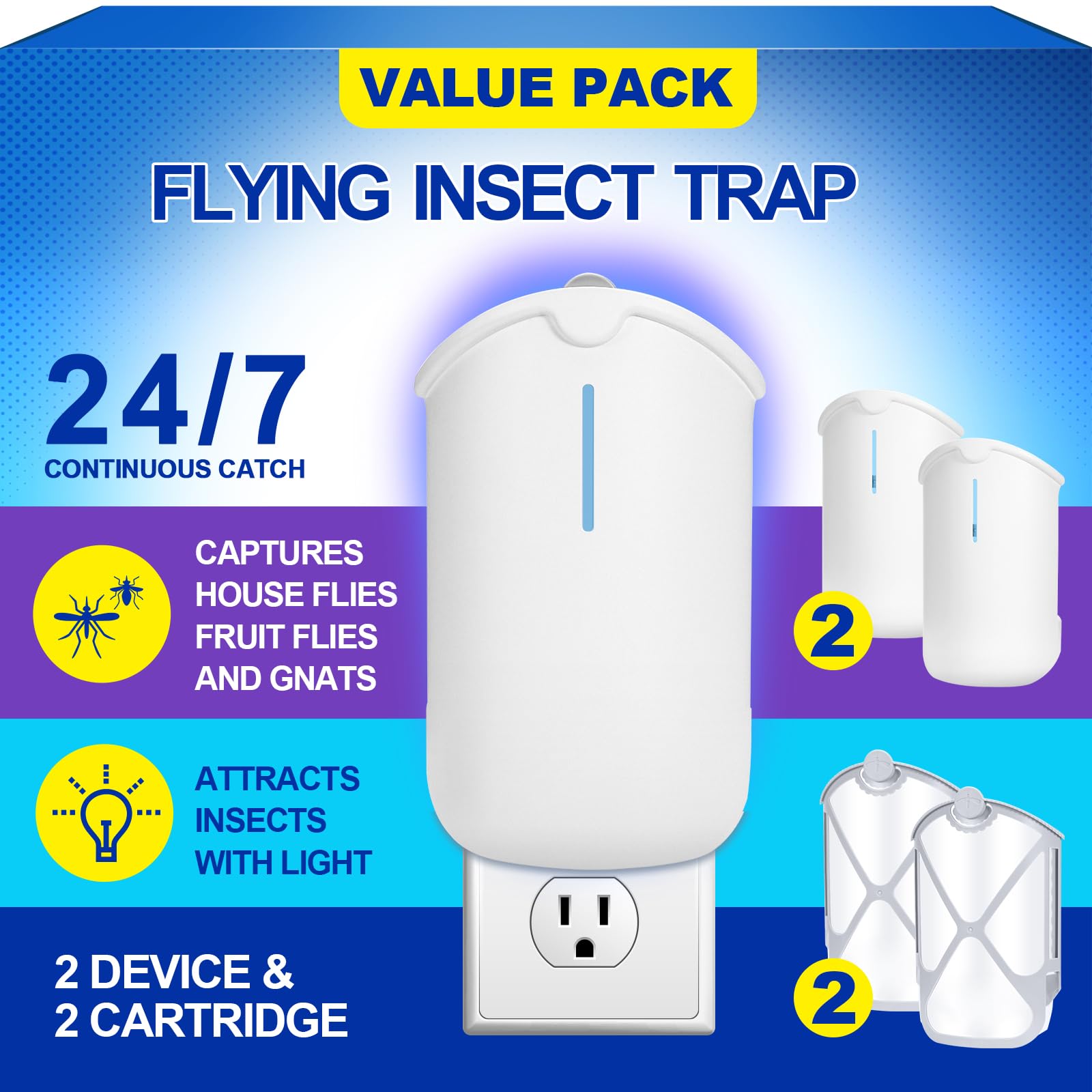 Husaco vista frontal del pack que muestra las dos unidades y ventaja de protección