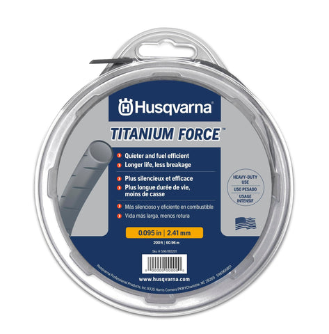 Husqvarna carrete frontal del hilo 0.095 con aspecto profesional y fácil instalación