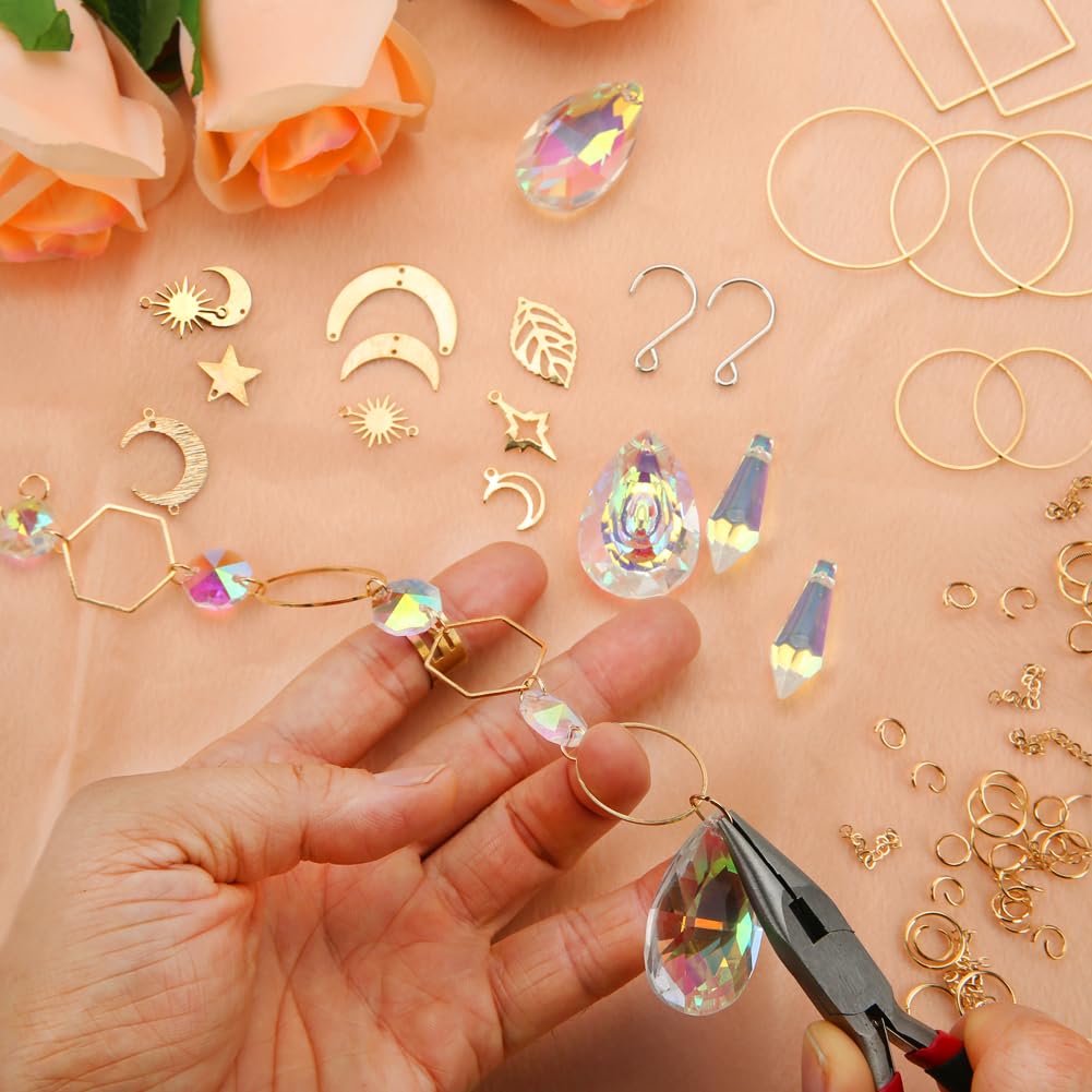 HYBEADS comparación de tamaños de cristales para elegir diseño