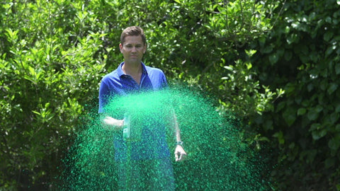 Hydro Mousse aplicador en uso con visibilidad de franjas útil