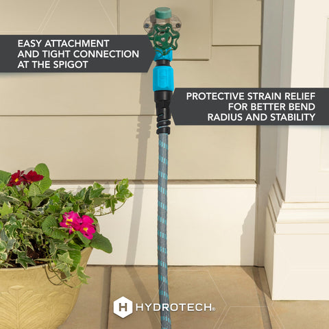 HydroTech junto a una regla para mostrar escala y portabilidad
