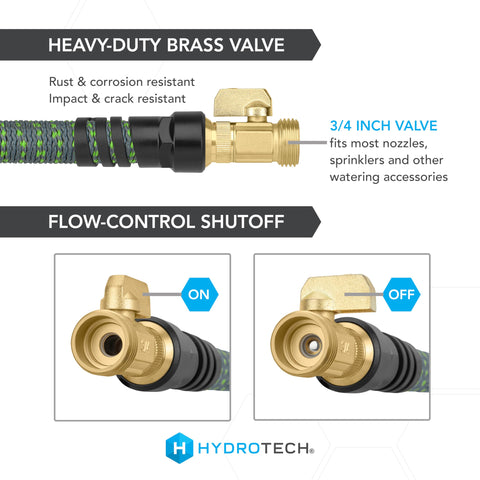 HydroTech conector de latón cerrado para un sellado firme