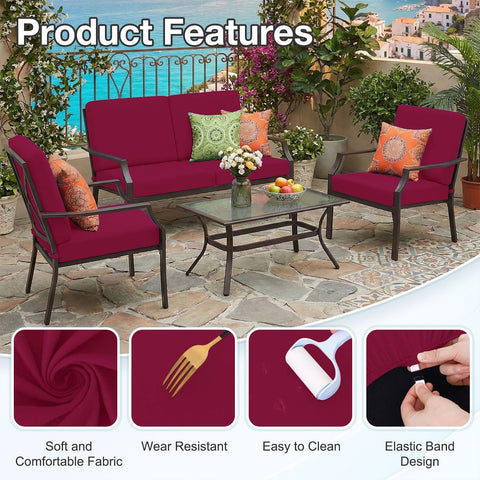 hyha terraza amueblada con fundas mostrando renovación estética