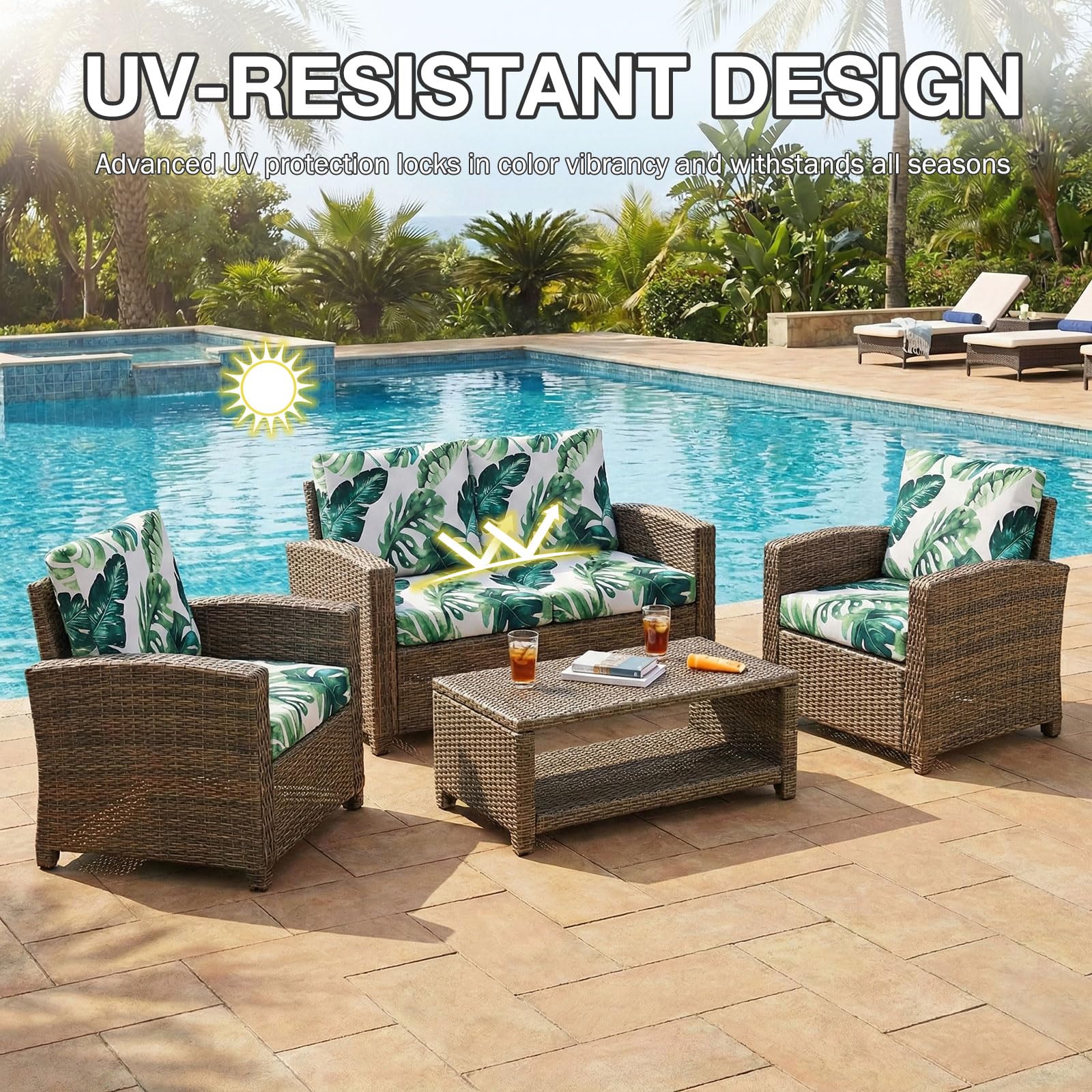 hyha combinación de colores en patio inspirando coordinación decorativa