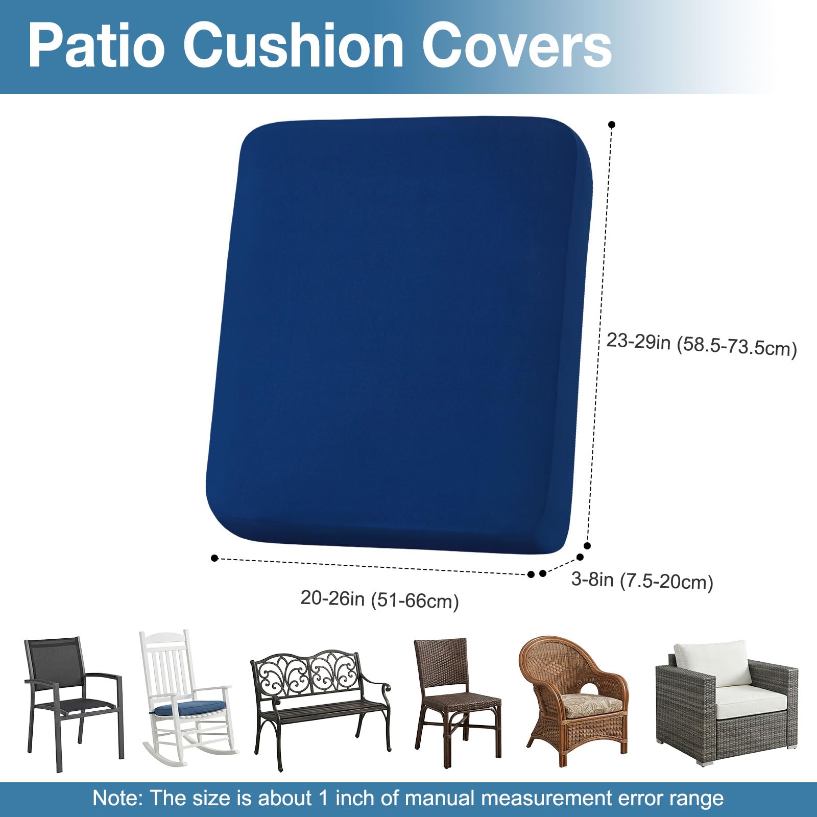 hyha ambiente de patio con fundas, mejorando aspecto exterior