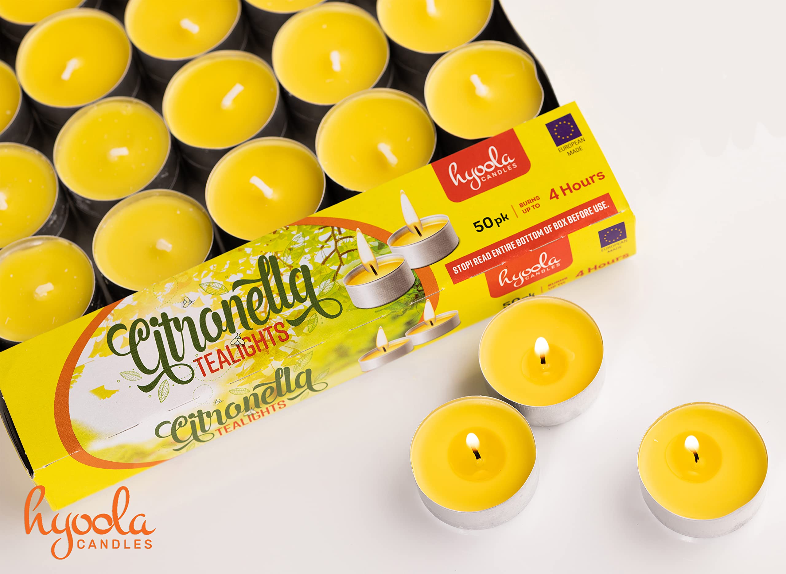 Hyoola primer plano de la cera para ver textura natural y calidad