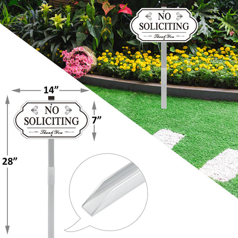 i-CowFun estaca de 28 pulgadas para mayor visibilidad exterior