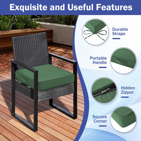 IASEAHK cojín colocado en silla de patio con apariencia elegante