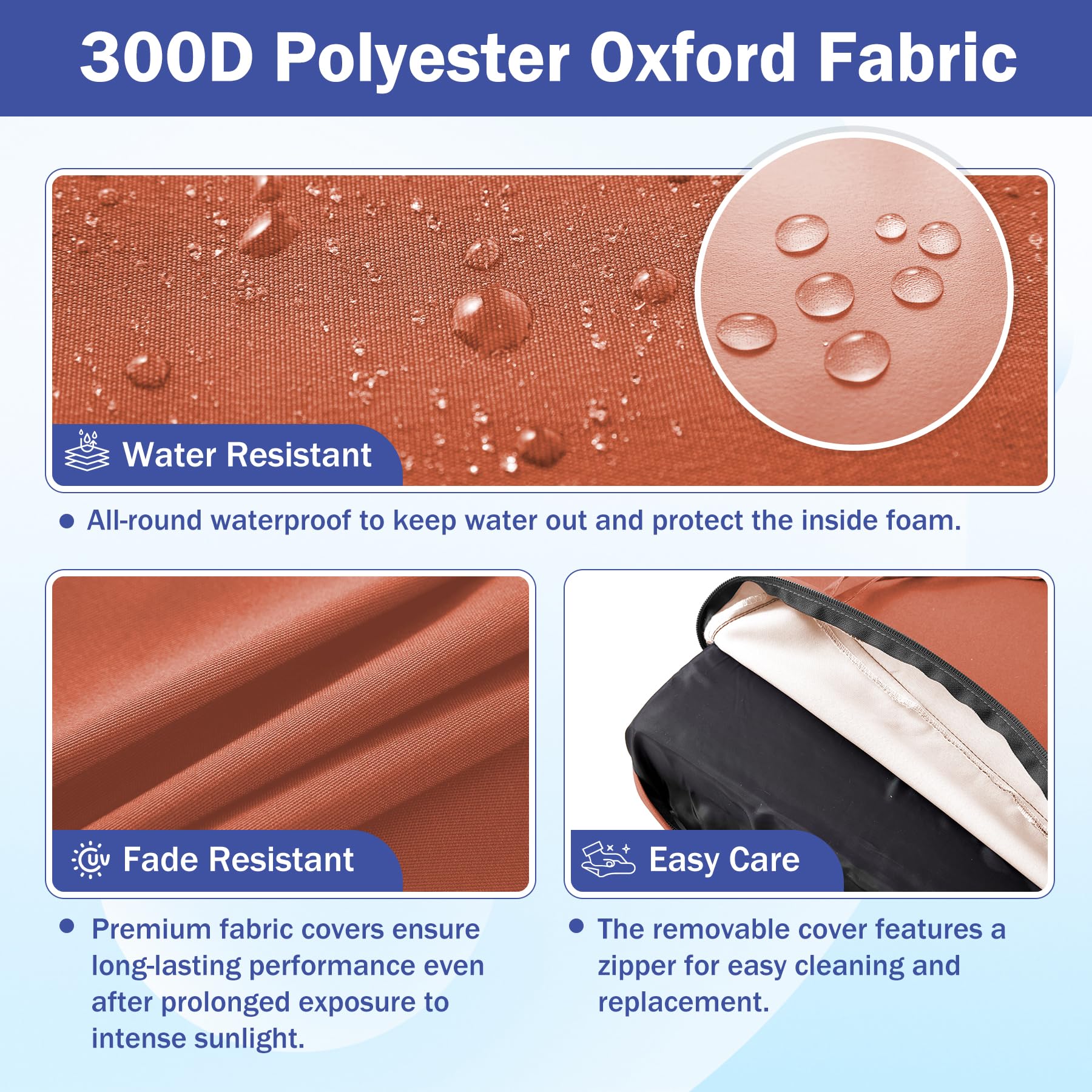 IASEAHK primer plano tela Oxford resistente al agua y al sol
