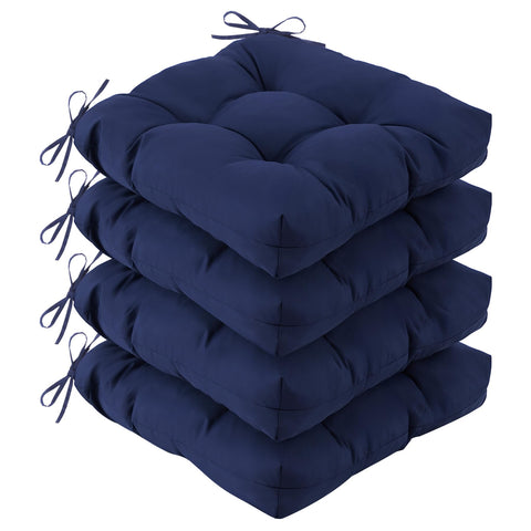 IASEAHK cojín frontal azul marino para patio, mejora comodidad
