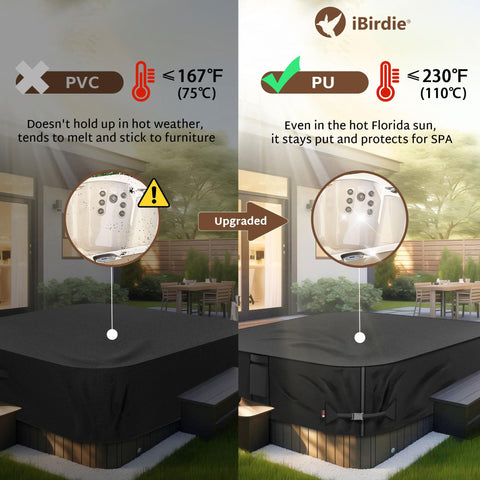 iBirdie colocación fácil con asas, instalación rápida