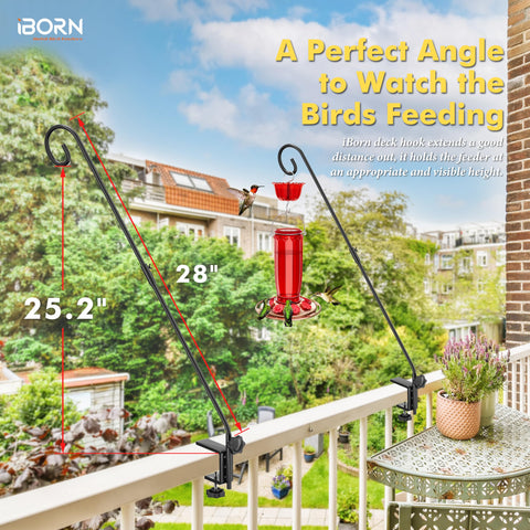 iBorn abrazadera con perno sujeta firmemente y protege la barandilla