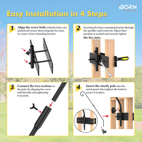 iBorn brazo rotatorio 180 grados facilitando rellenar el comedero