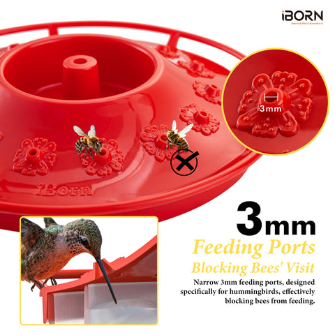 iborn comedero sostenido en manos para comparar tamaño y facilidad de manejo