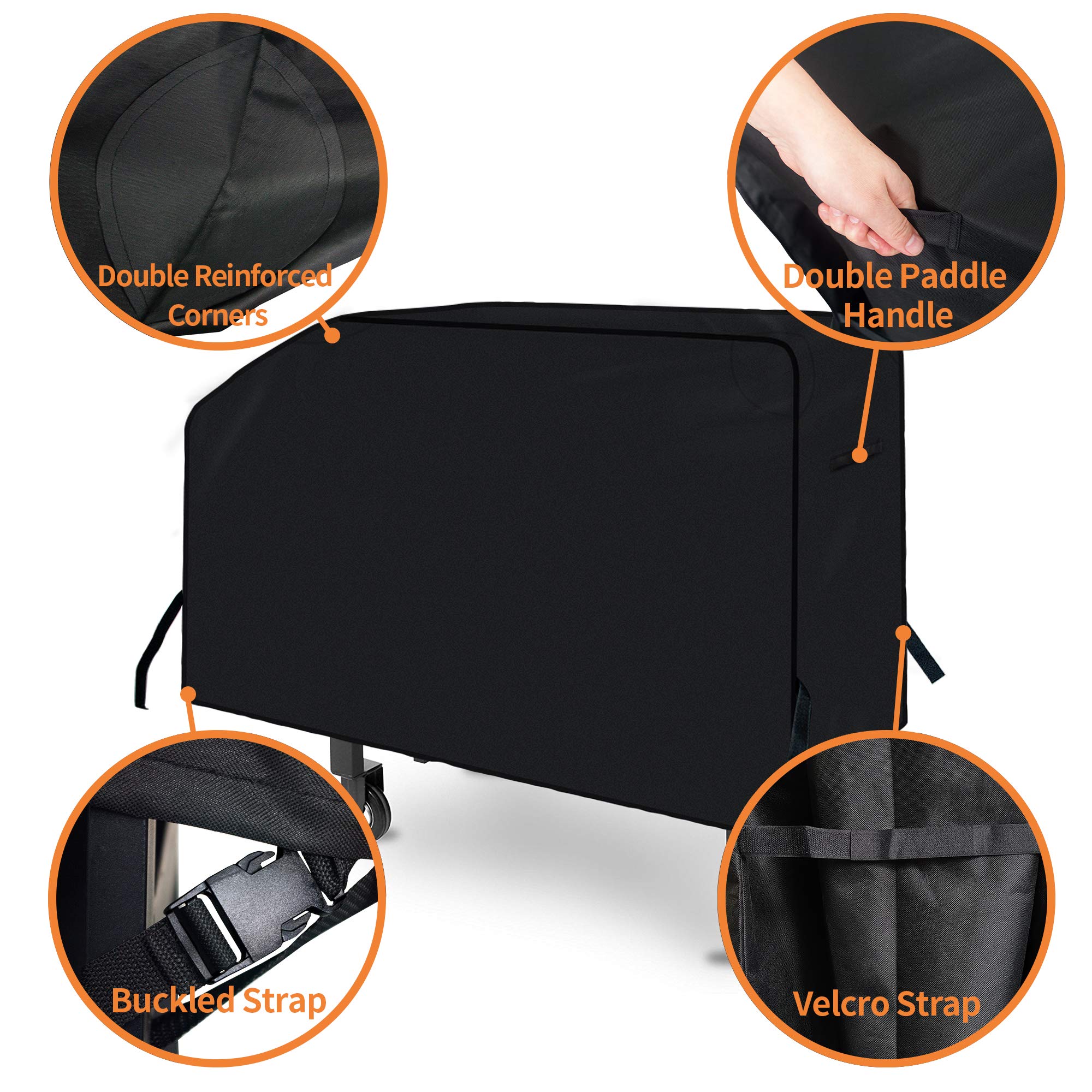 i COVER detalle textura 600D resistente con recubrimiento impermeable