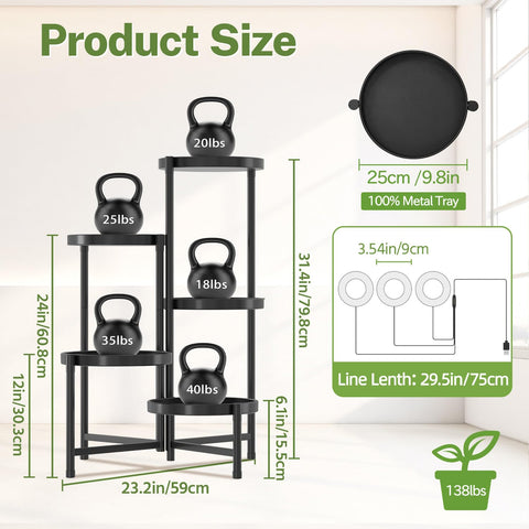 iDavosic.ly luz LED encendida proporcionando espectro ajustable para crecimiento