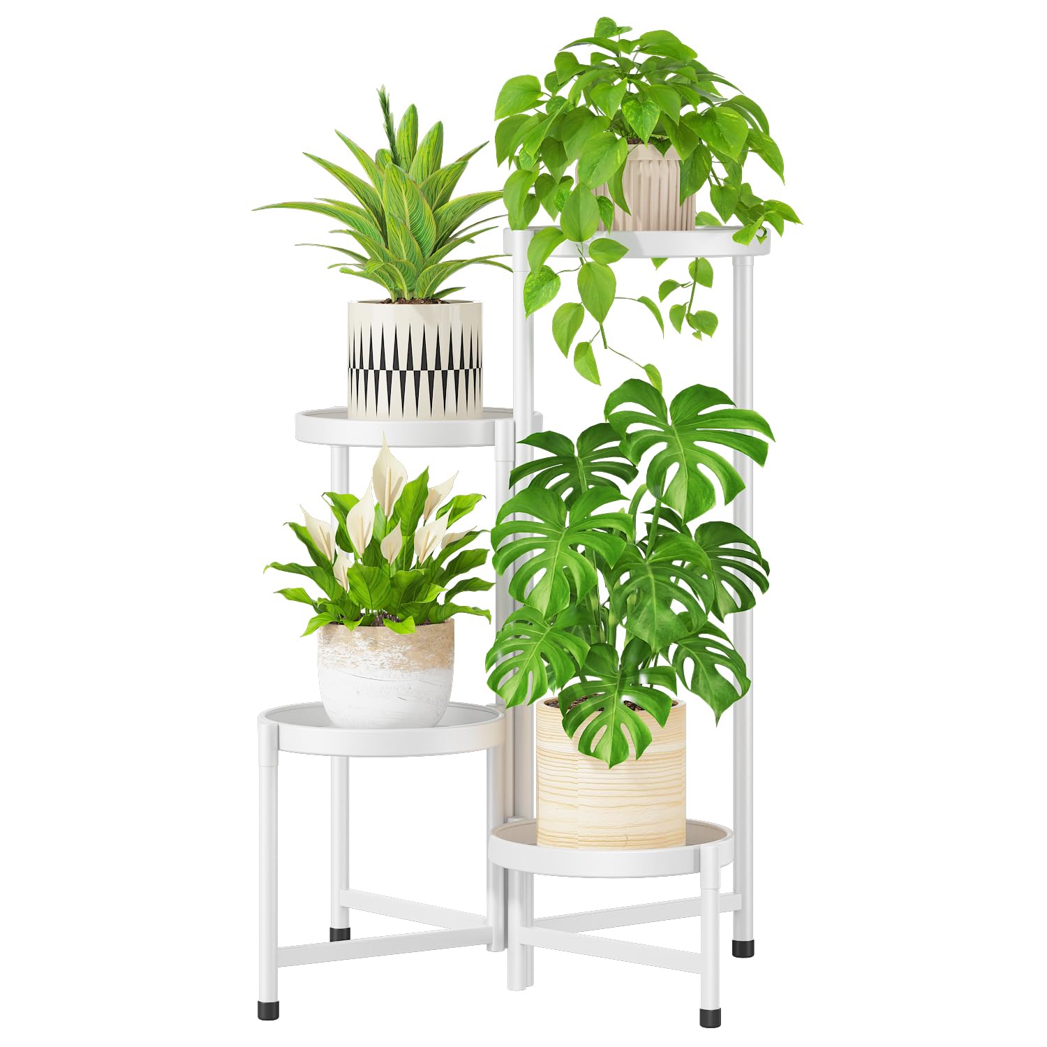 iDavosic.ly soporte frontal blanco mostrando estabilidad y capacidad