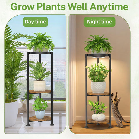iDavosic.ly soporte en balcón con plantas, resistente a la intemperie