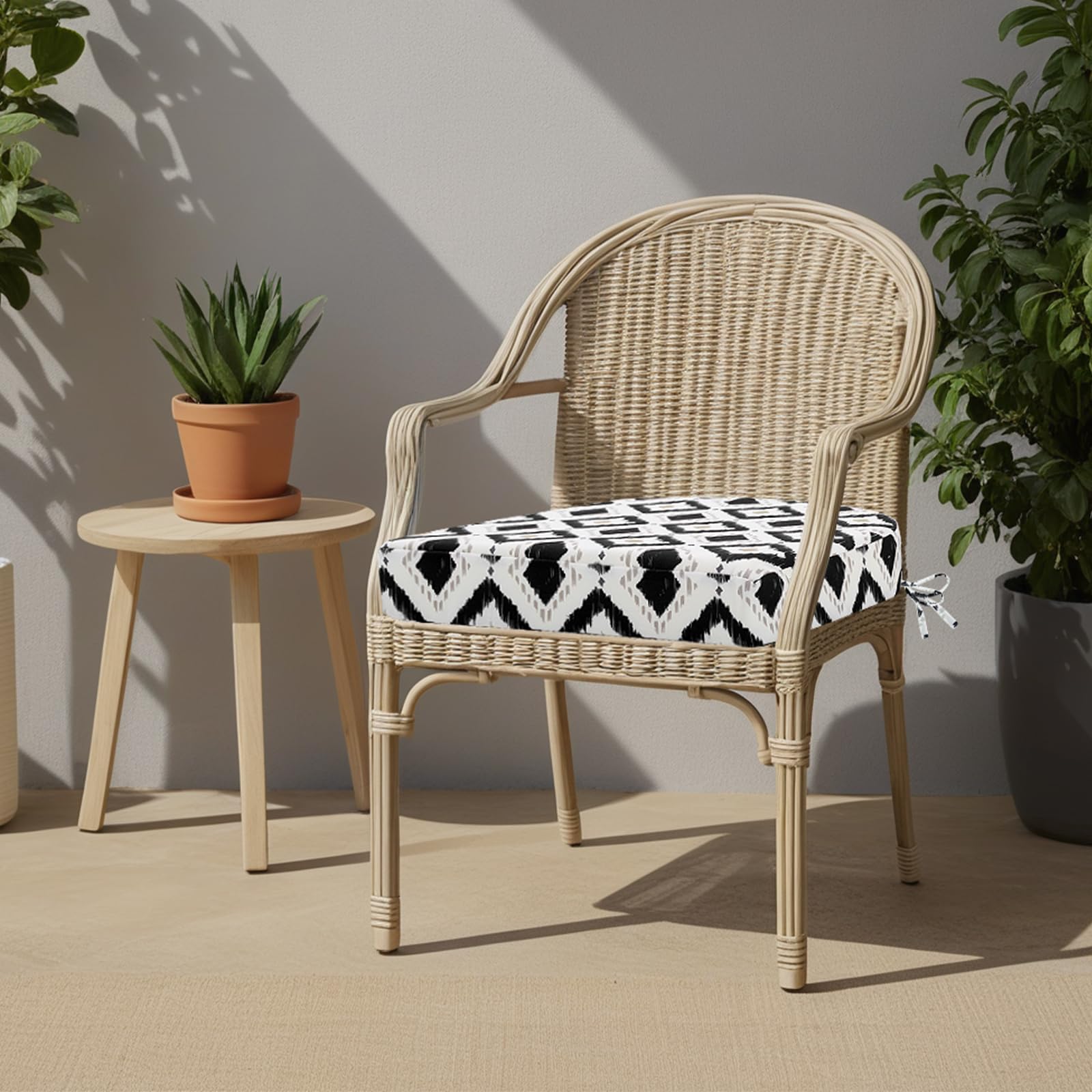 idee-home lazos de sujeción asegurando el cojín a la silla