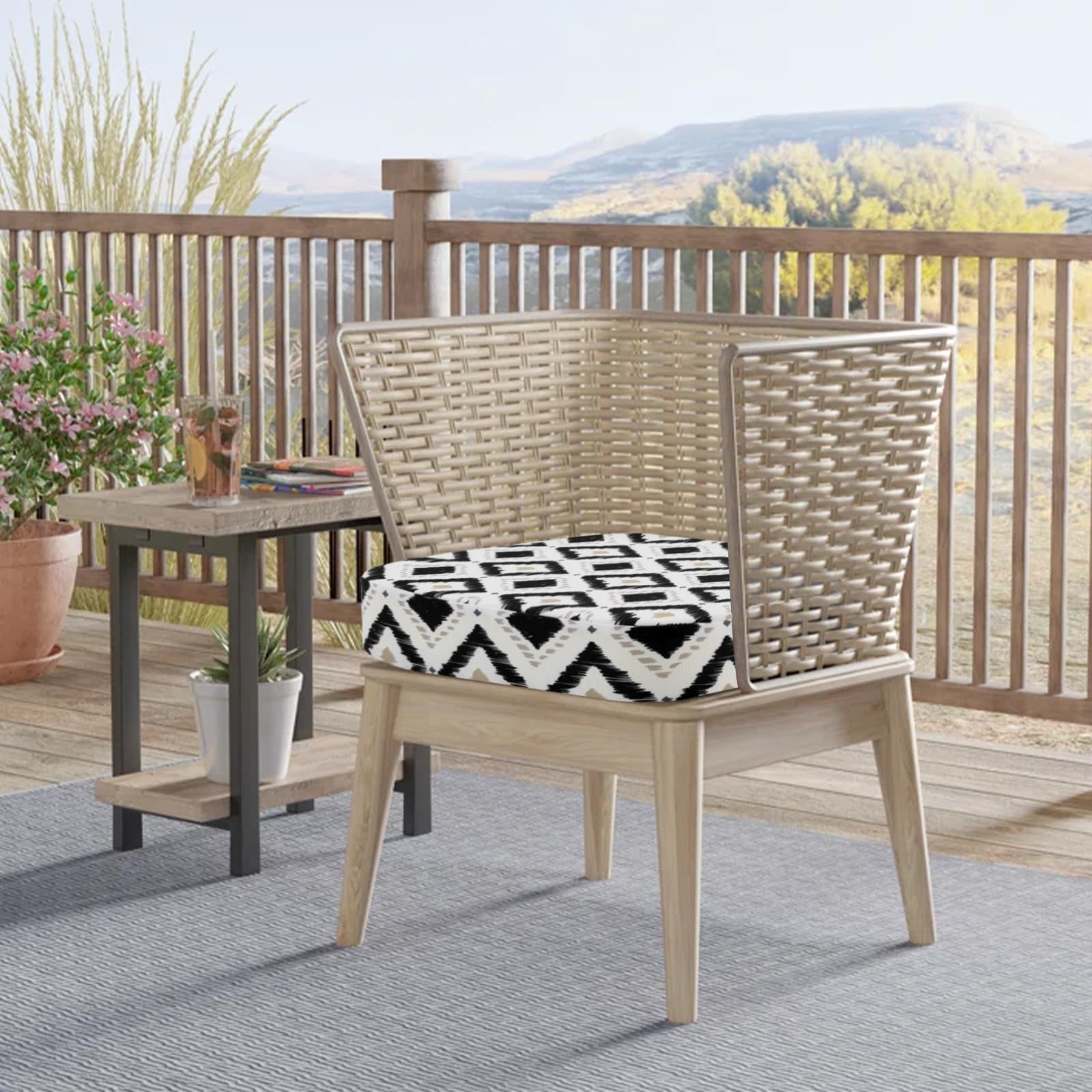 idee-home cojín sobre silla de comedor, mejora asiento firme al instante