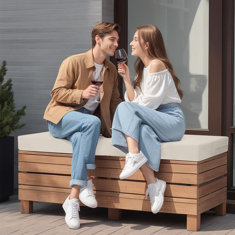 idee-home corte de espuma alta densidad mostrando grosor de 3 in y soporte
