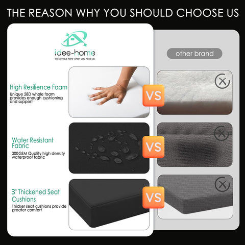 idee-home cremallera oculta de la funda para limpieza fácil