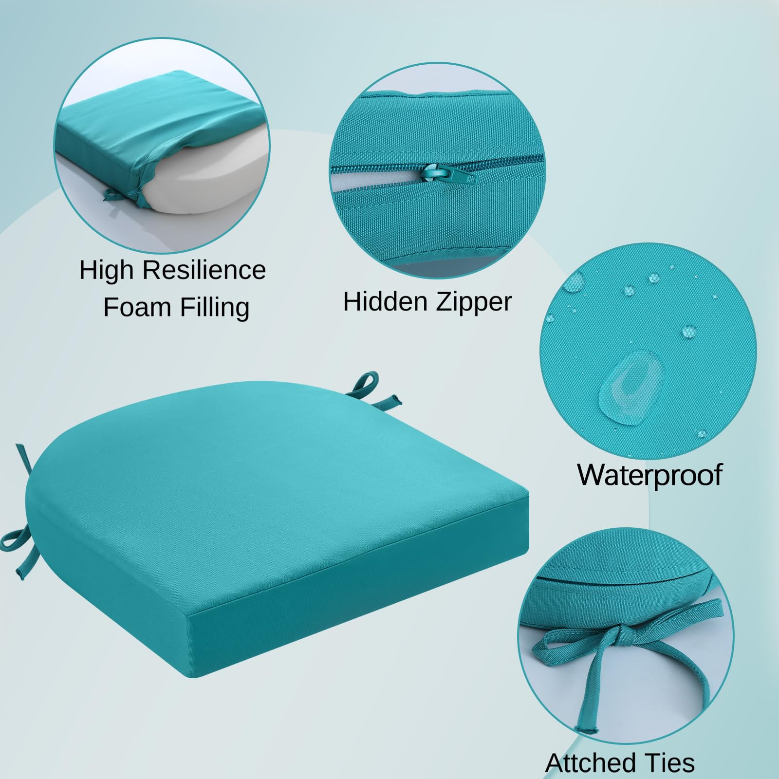 idee-home primer plano de la textura de la espuma, confort y resiliencia