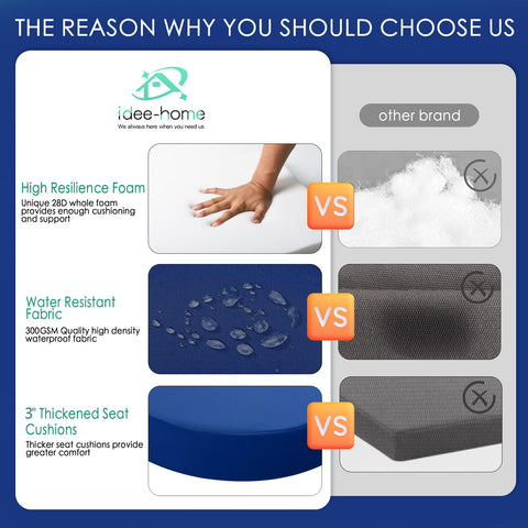 idee-home cremallera oculta de la funda, limpieza fácil y rápida