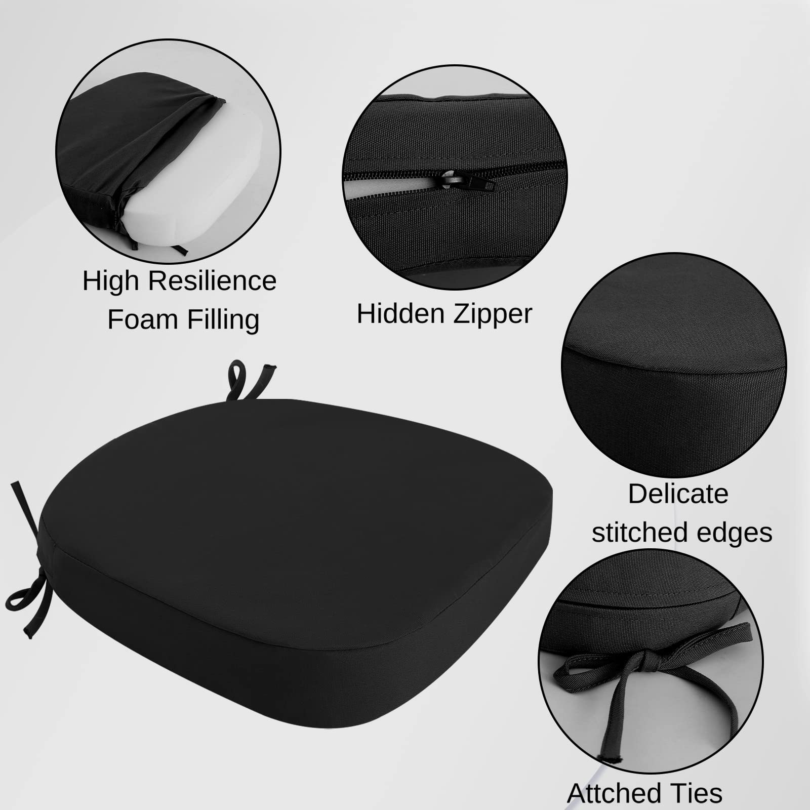 idee-home detalle de espuma viscoelástica mostrando grosor y soporte