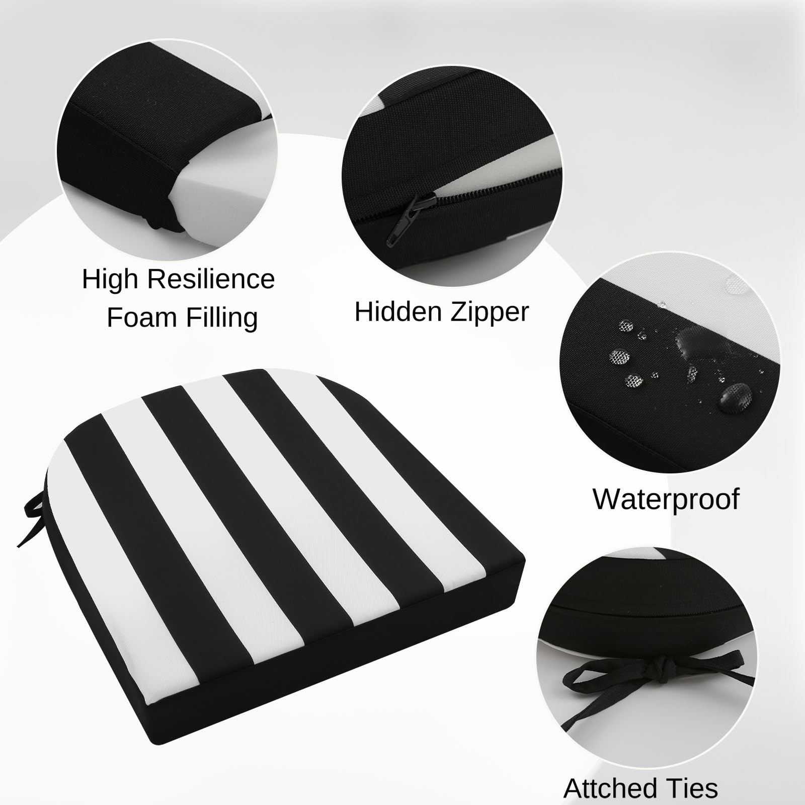 idee-home primer plano de la espuma de alta densidad mostrando soporte
