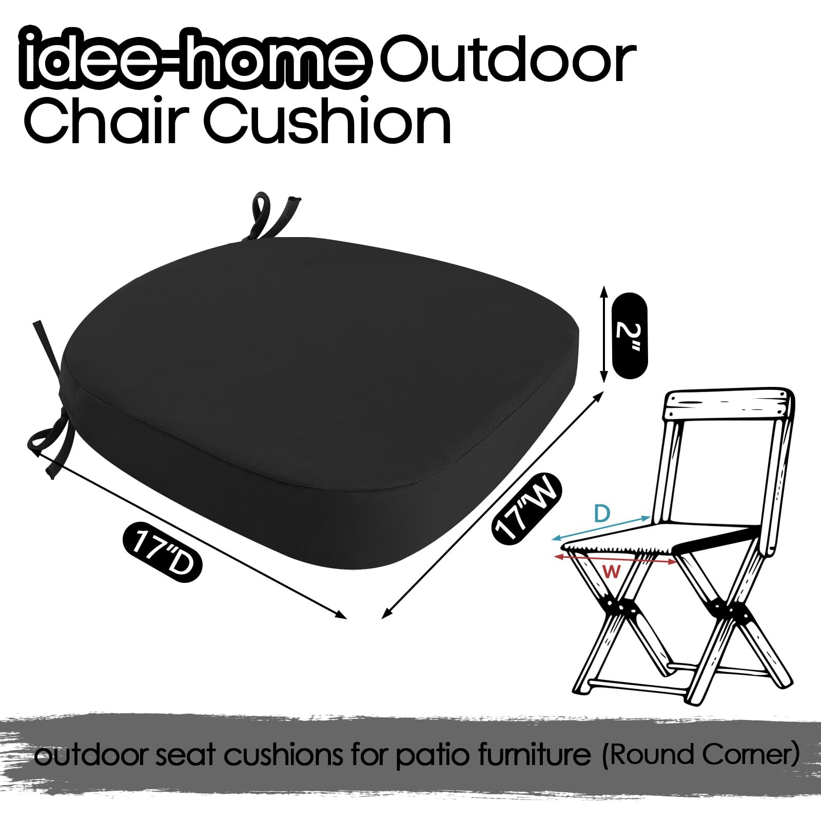 idee-home cojín en silla de comedor interior, aporta confort y estilo