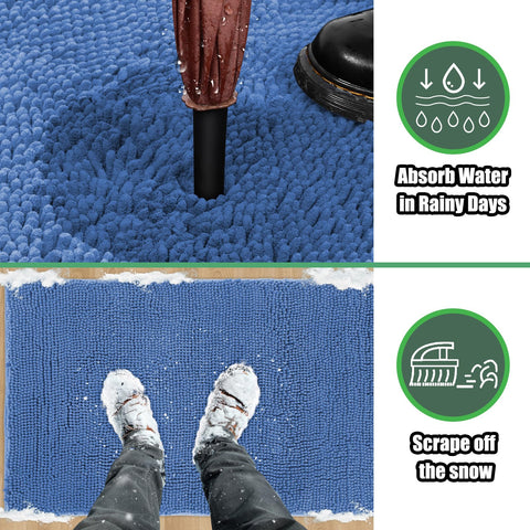 IM HOME primer plano de chenille mostrando textura absorbente y capacidad de raspado