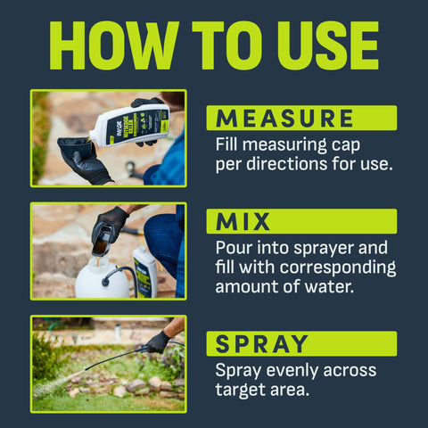 Image Herbicides aplicando en césped mostrando cobertura uniforme