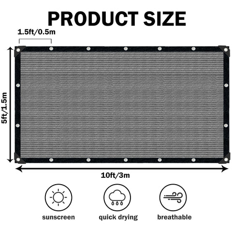 IMSGVIFO primer plano del tejido HDPE que muestra ventilación y durabilidad