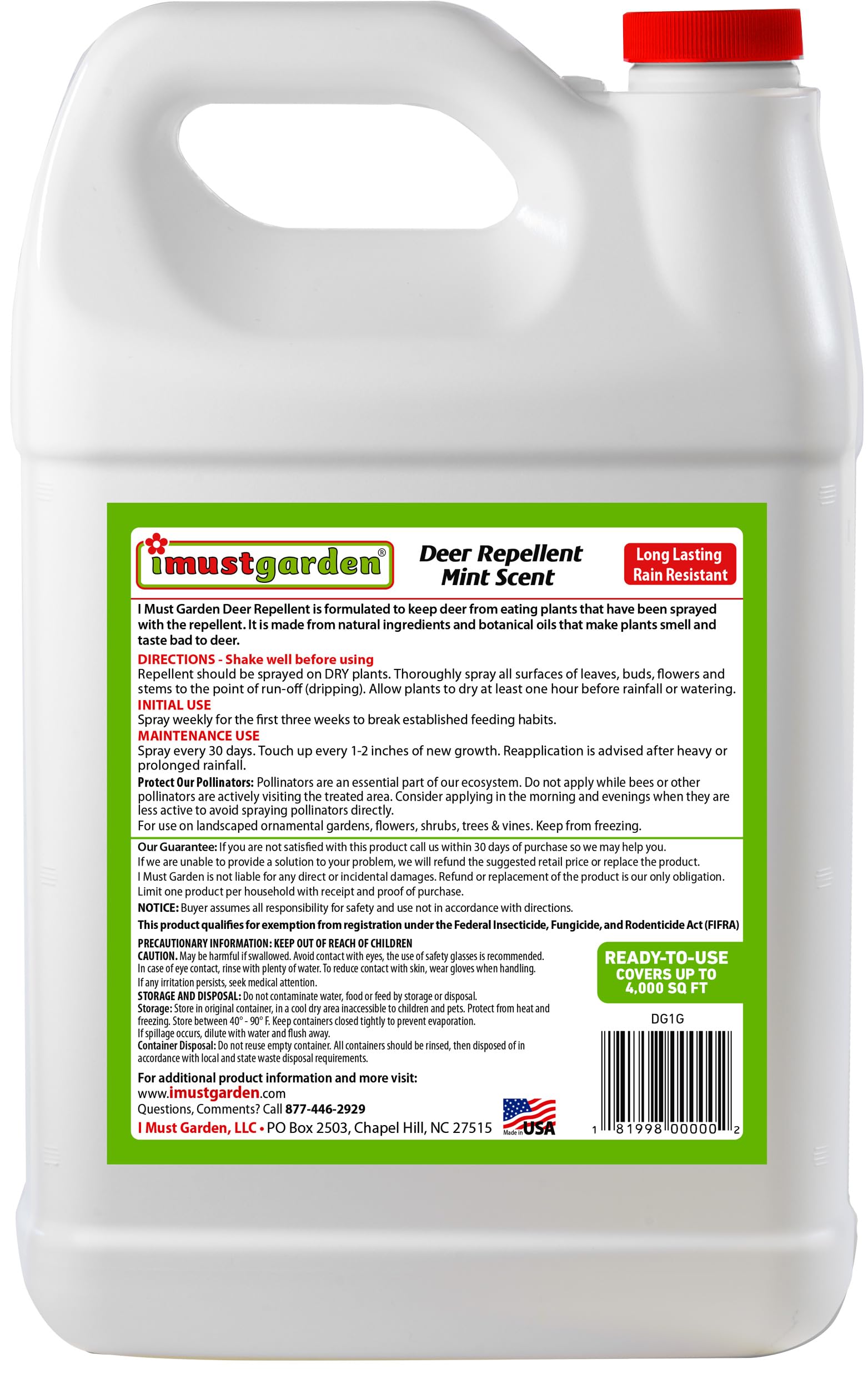 IMUSTGARDEN detalle de textura del líquido que indica adherencia duradera