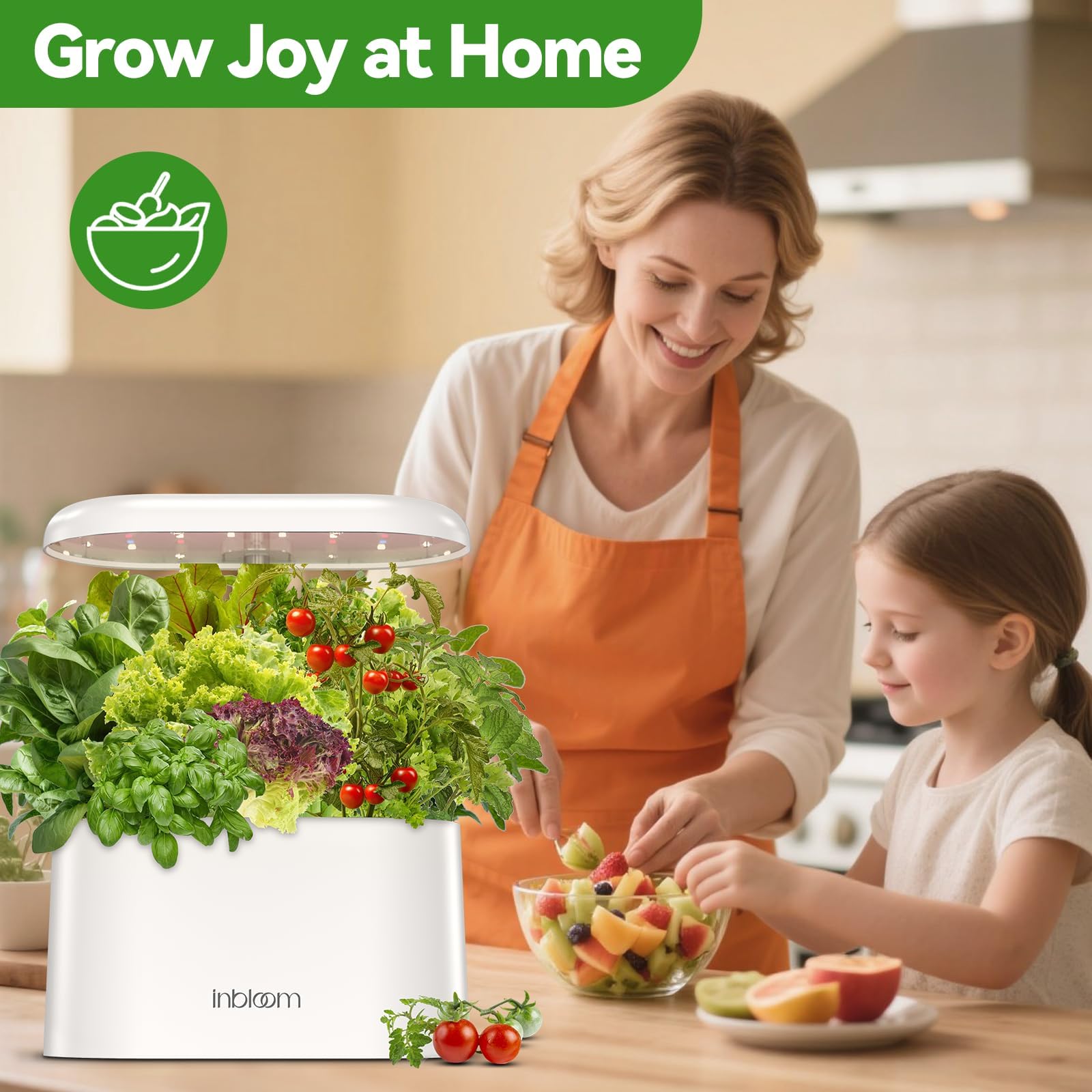 inbloom fertilizante A&B bote con etiqueta para nutrición completa