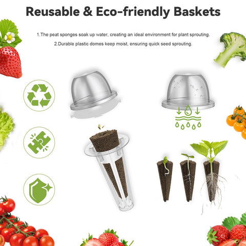 inbloom bolsa resellable con semillas heirloom que conserva frescura