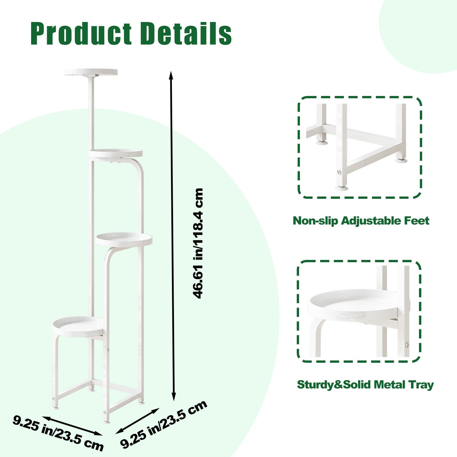 INGIORDAR estantería junto a maceta para comparar tamaño y escala