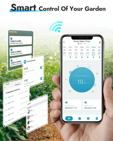 Insoma app mostrando programación fácil y gestión remota