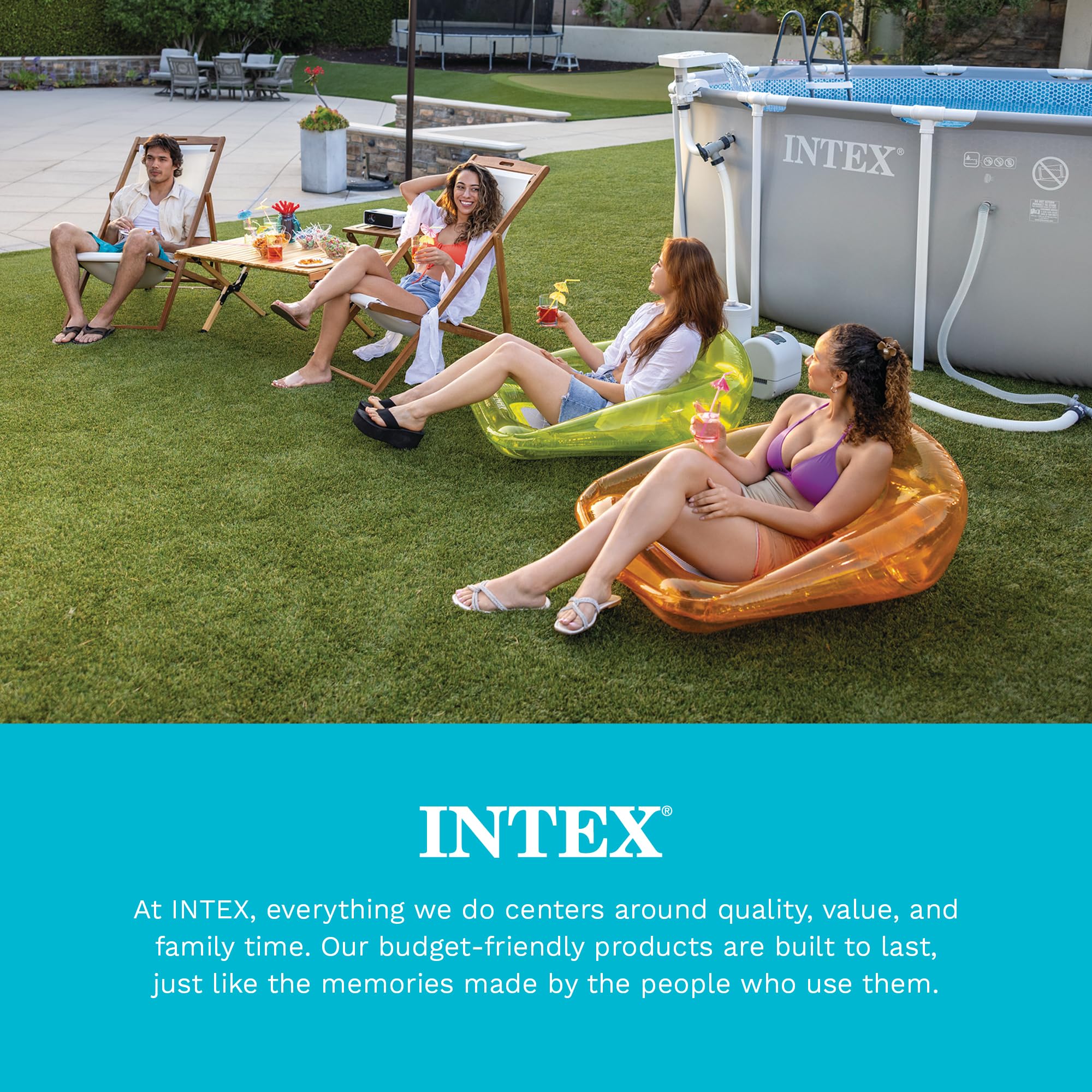 INTEX cartucho desmontado mostrando componentes para inspección rápida