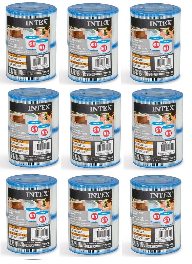 Intex cartucho S1 detalle de pliegues que mejora superficie y filtrado