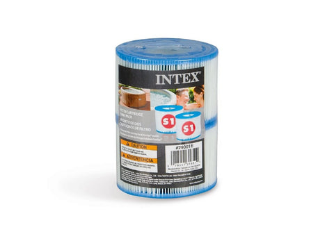 Intex cartucho S1 textura Dacron resistente para filtración duradera