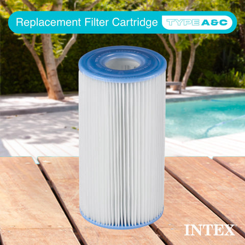 Intex textura Dacron del cartucho detallada para mejor filtración visible