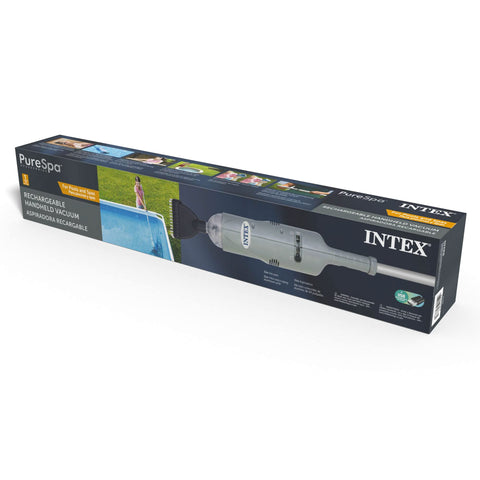 Intex tamaño en mano para ver escala y facilidad de transporte